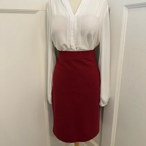 Wool Ruby Mexx Tailored Skirt